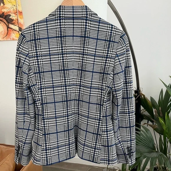 Express Houndstooth One Button Blazer - Picture 6 of 6